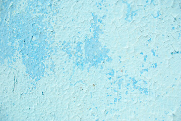 Background, top view, old cracked, painted surface, peeling paint