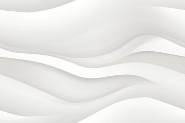 Seamless abstract white background with wavy pattern, computer generated illustration