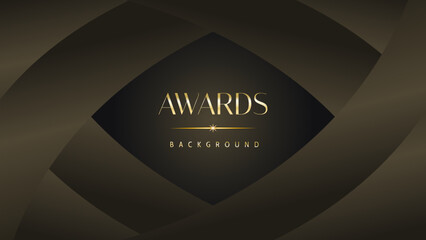 Black gold royal awards graphics background lines sparkle elegant shine modern glitter template luxury premium corporate abstract design.