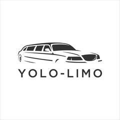 limo car logo design vector - obrazy, fototapety, plakaty