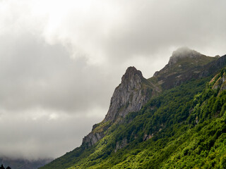 Mountains and meadows. Somiedo Natural Park. Asturias. Spain. 