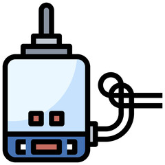 DC MOTOR line icon,linear,outline,graphic,illustration
