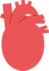 シンプルな心臓のイラスト（heart）