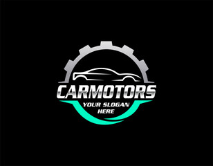 Car Garage Premium Concept Logo Design