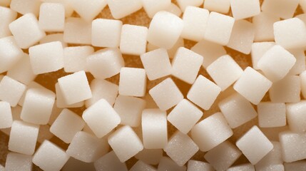 Sugar cubes backgrounds, dark sugar texture.