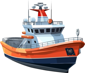 Coast Guard Vessel illustration