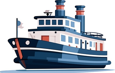 Ferry Boat illustration