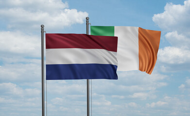 Ireland and Netherlands flag