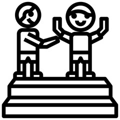 bench line icon,linear,outline,graphic,illustration