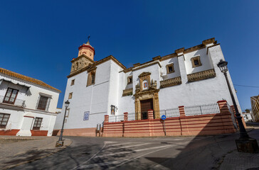 Fototapeta na wymiar Basilica Church of Nuestra Señora de la Caridad in Sanlucar de Barrameda, Cadiz, Spain