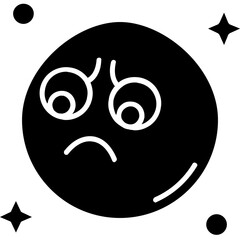 Obraz premium Sad Icon