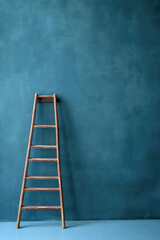 Leiter an der Wand