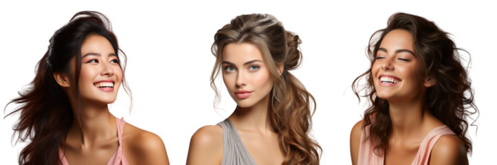 portrait of three women. 