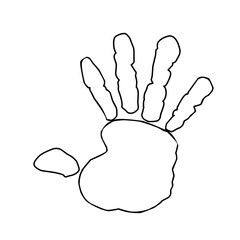 Handprint Outline 