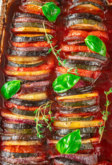 Briam Greek Vegetable Bake