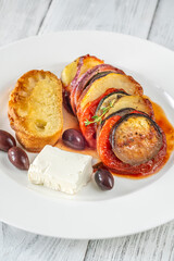 Briam Greek Vegetable Bake