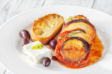 Briam Greek Vegetable Bake