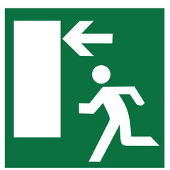 Enter Exit Sign