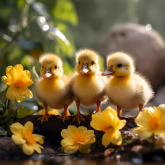  poultry ducklings