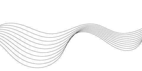 Simple Abstract flowing wave lines. Design element for technology, science, modern concept.vector eps 10
