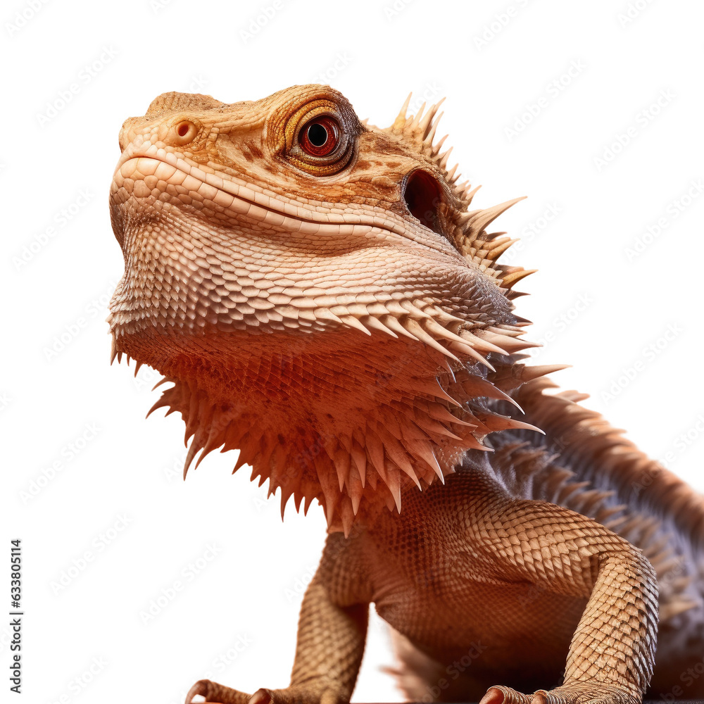 Sticker Pogona Female commonly called bearded dragon