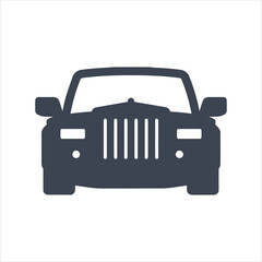 Limo icon, Front view