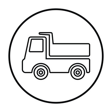 Insurance, truck, vehicle icon
