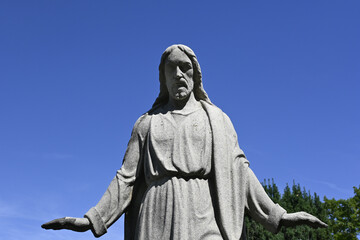 Fototapeta premium friedhof, jesus-statue