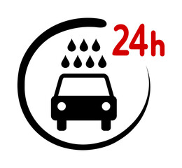 myjnia samochodowa całodobowa ikona © robert6666
