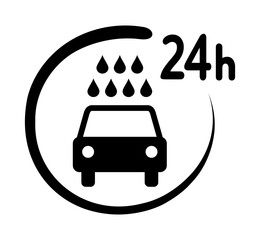 myjnia samochodowa całodobowa ikona © robert6666
