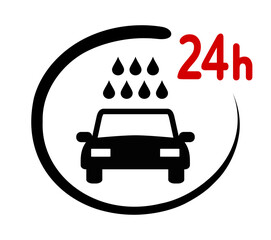 myjnia samochodowa całodobowa ikona © robert6666