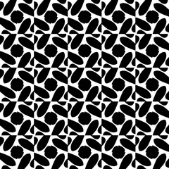 White background with black pattern. Seamless texture for fashion, textile design,  on wall paper, wrapping paper, fabrics and home decor. Simple repeat pattern.