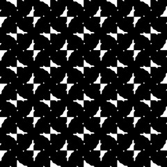 White background with black pattern. Seamless texture for fashion, textile design,  on wall paper, wrapping paper, fabrics and home decor. Simple repeat pattern.