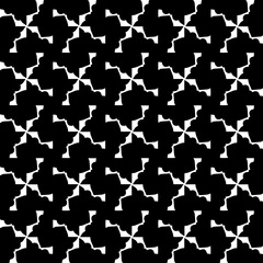 White background with black pattern. Seamless texture for fashion, textile design,  on wall paper, wrapping paper, fabrics and home decor. Simple repeat pattern.