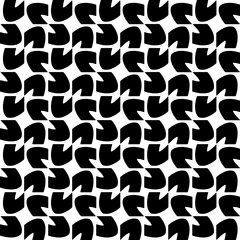White background with black pattern. Seamless texture for fashion, textile design,  on wall paper, wrapping paper, fabrics and home decor. Simple repeat pattern.