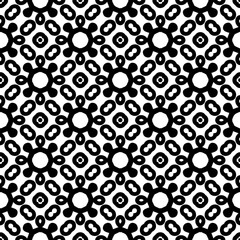 White background with black pattern. Seamless texture for fashion, textile design,  on wall paper, wrapping paper, fabrics and home decor. Simple repeat pattern.