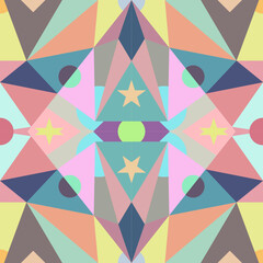 Geometric art design with simple shapes. Abstract graphics with geometric shapes and elements. perfect for web banners business presentation Branding package, fabric printing.