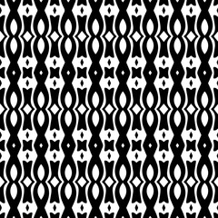 White background with black pattern. Seamless texture for fashion, textile design,  on wall paper, wrapping paper, fabrics and home decor. Simple repeat pattern.