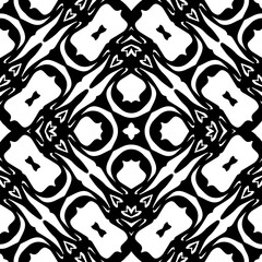 White background with black pattern. Seamless texture for fashion, textile design,  on wall paper, wrapping paper, fabrics and home decor. Simple repeat pattern.