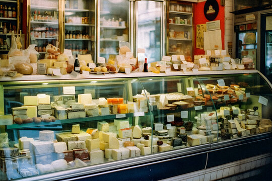 Charming French Cheese Emporium - generative ai