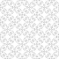 White background with black Dashes lines. Plain background with  simpe pattern. Black and white color. Abstract background for web page, textures, card, poster, fabric, textile.