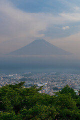 Fuji mountain in summer