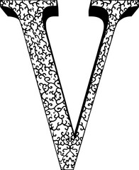 The peculiarity of these letters is the uniqueness and the ability to change colors at your discretion, both in general and in individual cells;