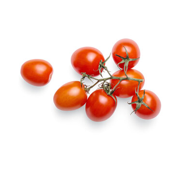 Tomato On Isolated White_ Red Tomato Slice Png Image_ Tomato Png Image_ Top View Tomato Png Image