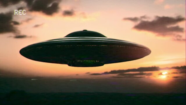 UFO UAP 03 Retro VHS Footage