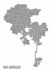Los Angeles city map