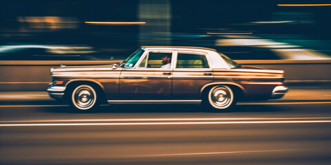 Obraz premium A person riding a sports car - Generative AI