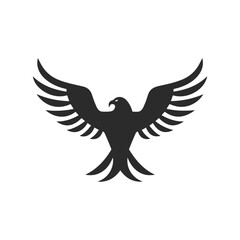 Flying Eagle Lines Logo Emblem