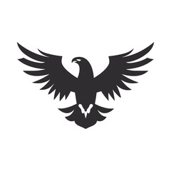Flying Eagle Lines Logo Emblem