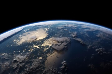 View of the planet Earth from outer space